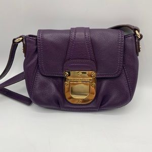 MICHAEL KORS PURSE MK Charlton Crossbody Bag purple
